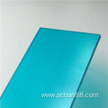 uv protector green colored embossed polycarbonate sheet